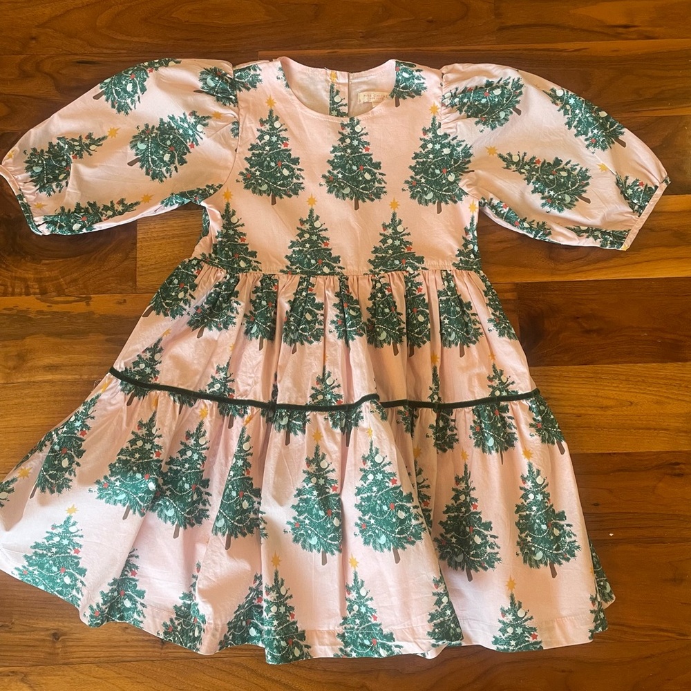 Pink Chicken Girls Maribelle Dress. Pink Trees
